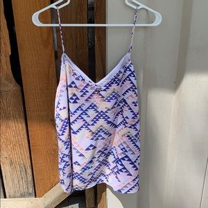 Banana Republic geometric print blouse